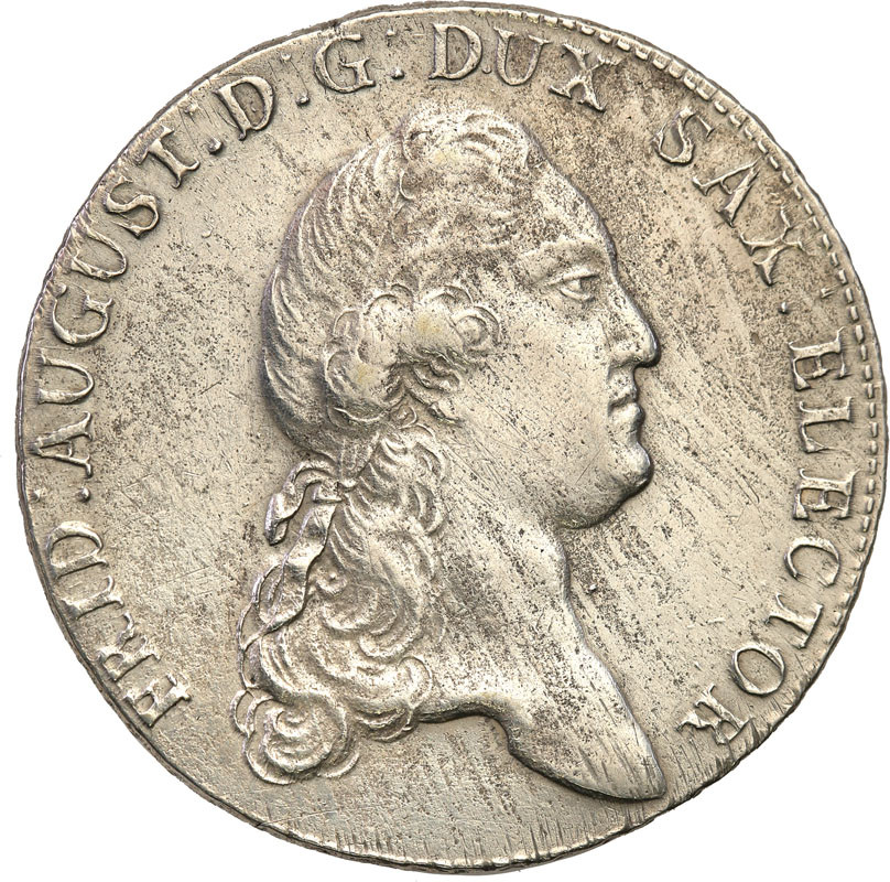 Niemcy, Saksonia. Fryderyk August III (1763-1806). Talar 1785 IEC, Drezno